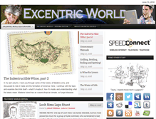Tablet Screenshot of excentricworld.com